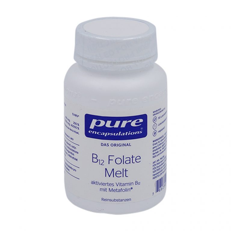 Pure Encapsulations B12 Folate Melt - Lutschtabletten - Ameisapotheke